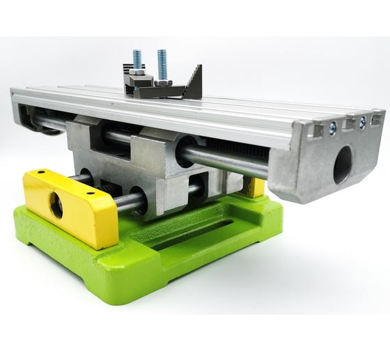 Изображение товара Стол координатный 350x100 мм с комплектом прижимов, цилиндрические направляющие BESTE AC01301117