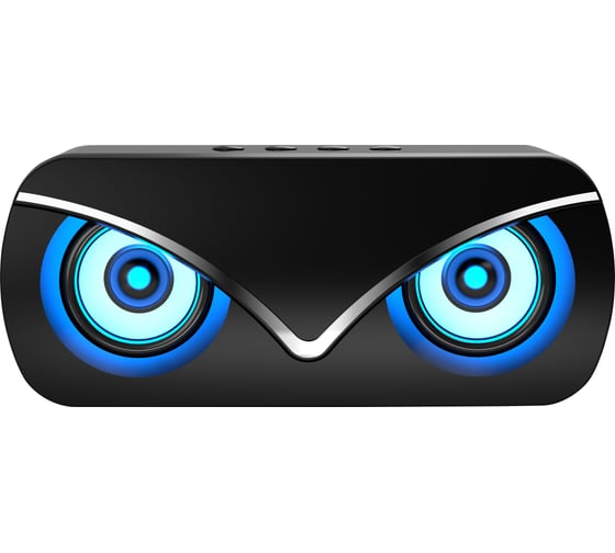 Изображение товара Колонка беспроводная QUMO Hawk ВТ 051 , BT5.0, 10 Вт, FM, MicroSD, USB, AUX, подсветка, 1500мА-ч 32941