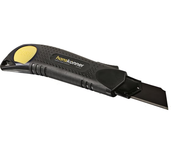 Изображение товара Нож Hanskonner 25мм, обрезиненный корпус, лезвие SK2 0.7мм HK1076-08-03