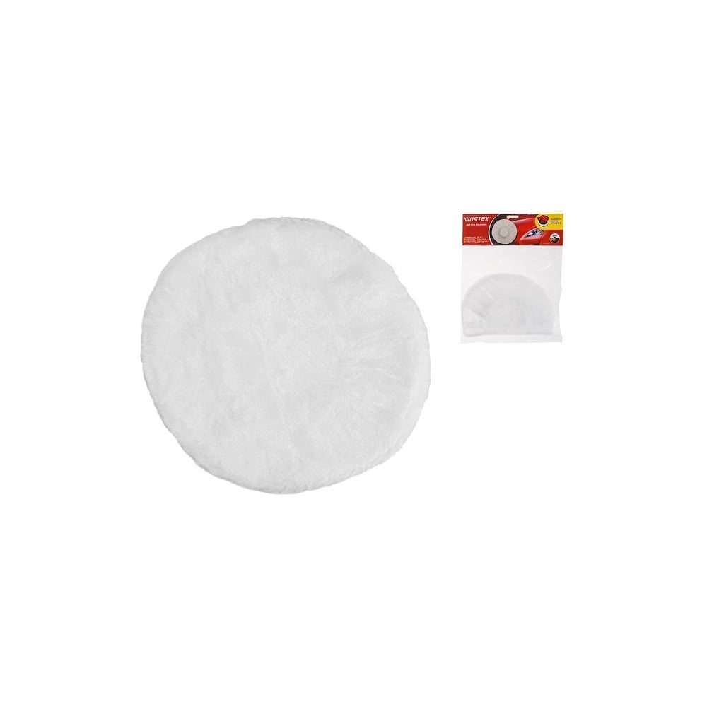 Изображение товара Полировальный круг 250 мм из полиэстера на резинке WORTEX 1334518