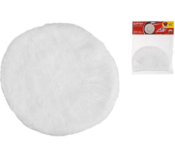 Изображение товара Полировальный круг 250 мм, на резинке, полиэстер WORTEX 1334518