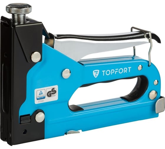 Изображение товара Степлер цельнометаллический с регулировкой силы удара Topfort по металлу 1704759