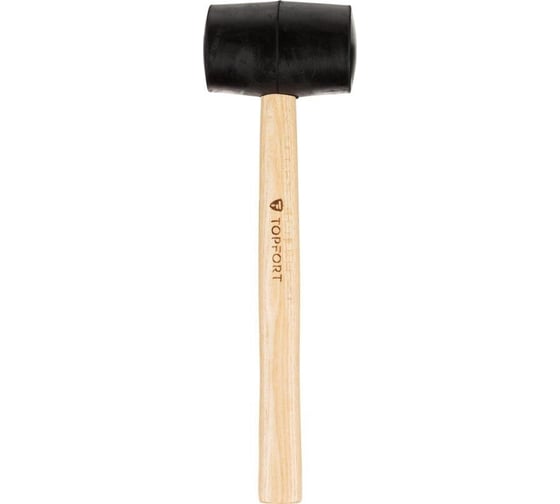 Изображение товара Резиновая киянка Topfort 450 г, c деревянной рукояткой 1704747