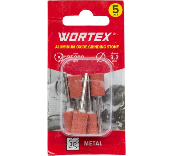 Изображение товара Шлифовальный камень 9.5 мм, оксид алюминия WORTEX ETCA3209518