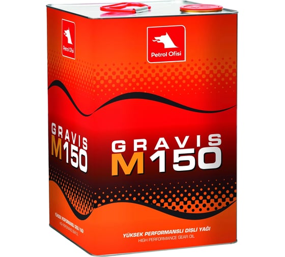Изображение товара Масло редукторное GRAVIS M 150, 15 кг Petrol Ofisi Z1157 400001157
