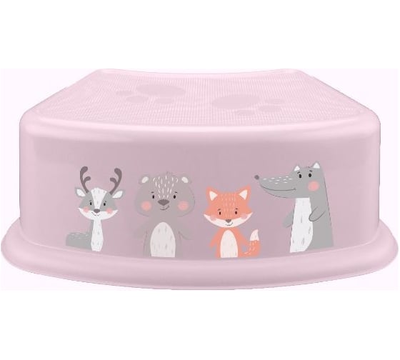 Изображение товара Детская подставка с декором Пластишка (Розовый) 431316505