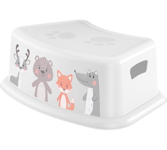 Изображение товара Детская подставка с декором Пластишка (Белый) 431316516