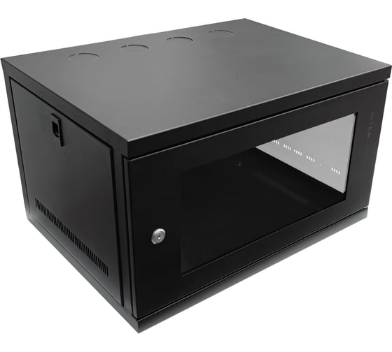 Изображение товара Телекоммуникационный шкаф 5Bites 6U / 540x400 / WALL / BLACK TC5405-06B