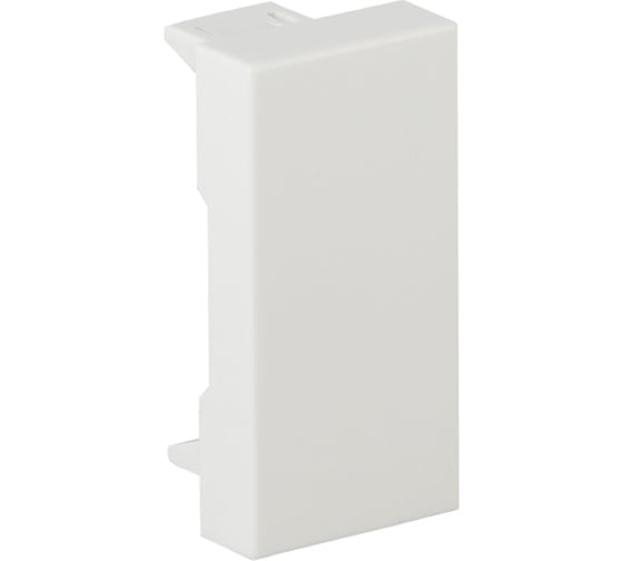 Изображение товара Заглушка модульная Рувинил 45x22,5мм белая упаковка 20 шт АДЛ 13-906