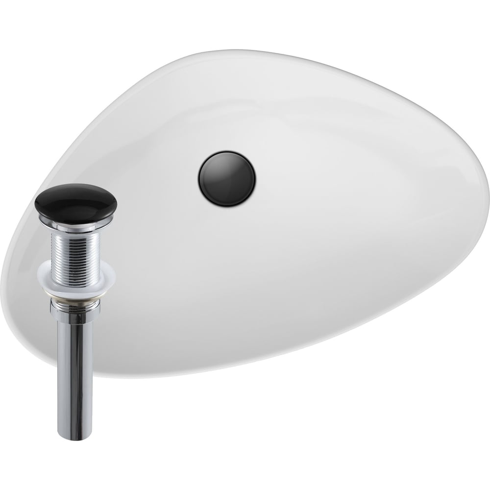 Изображение товара Раковина накладная Bauedge BAU Triangle 59x39 белая