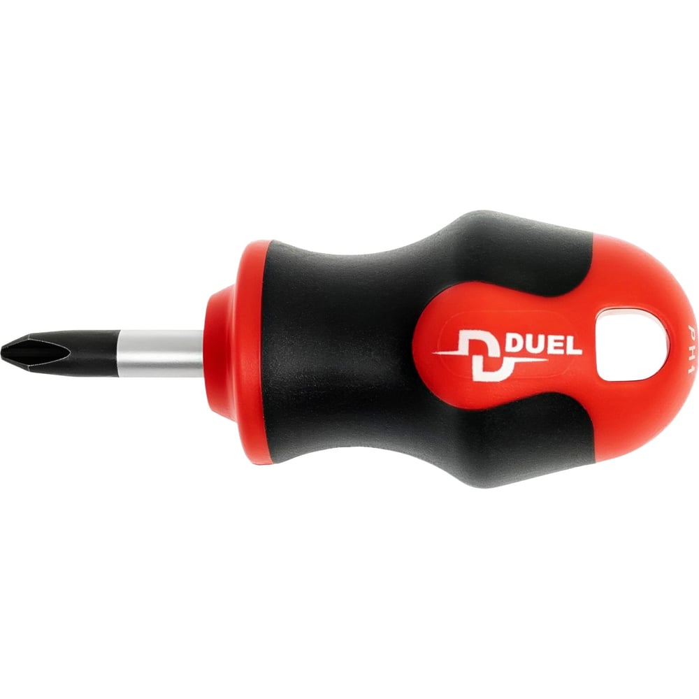 Изображение товара Укороченная отвёртка DUEL DuoTech PH1 4,5x25 мм, 87 мм, CrV Изображение товара Укороченная отвёртка DUEL DuoTech PH1 4,5x25 мм, 87 мм, CrV