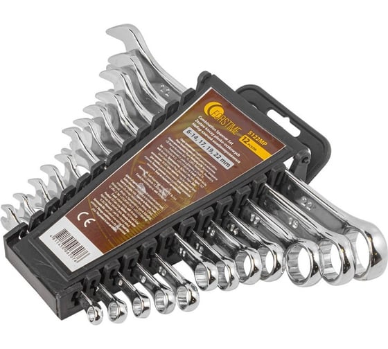 Изображение товара Набор ключей комбинированных FORSTIME 12 пр. (6-14,17,19,22мм) FT-5122MP(52496)