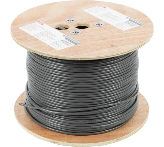 Изображение товара Сетевой кабель BURO BU-COP-050-FTP FTP 4 пары cat5E solid 0.50мм Cu 305м серый 1886675