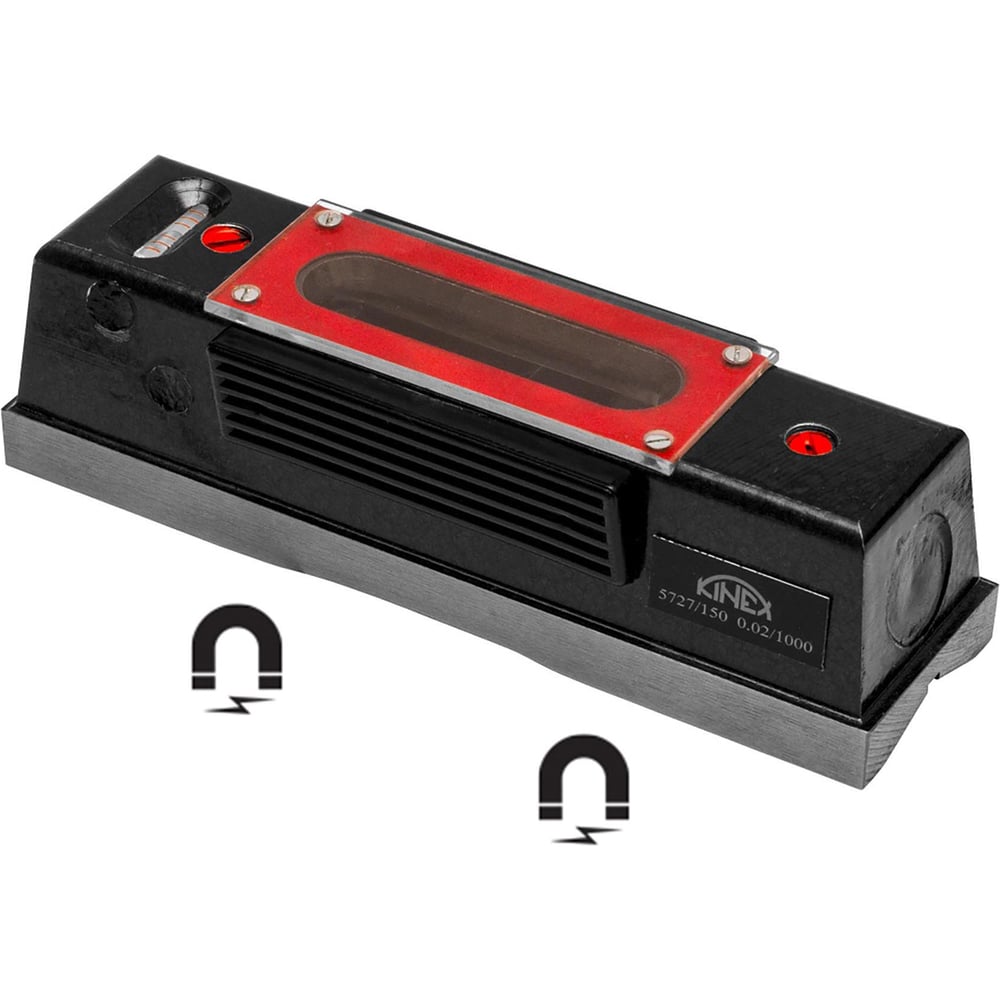 Изображение товара Уровень брусковый магнитный Kinex K-MET 150x42x40мм профессиональный инструмент