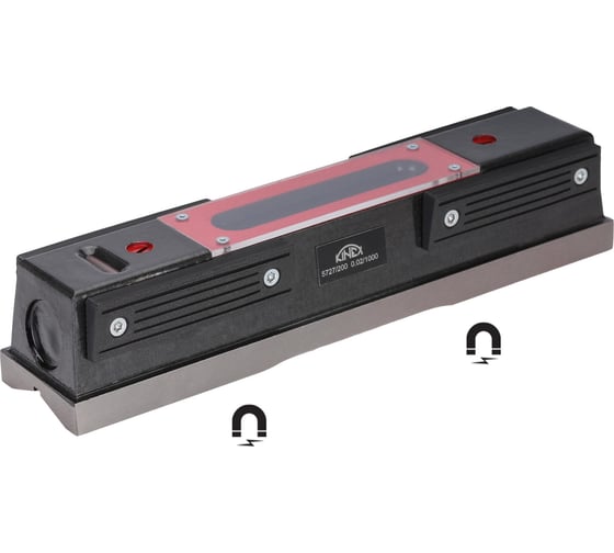 Изображение товара Уровень брусковый магнитный Kinex (K-MET) 200x42x40мм 0.02мм 5051-02-200