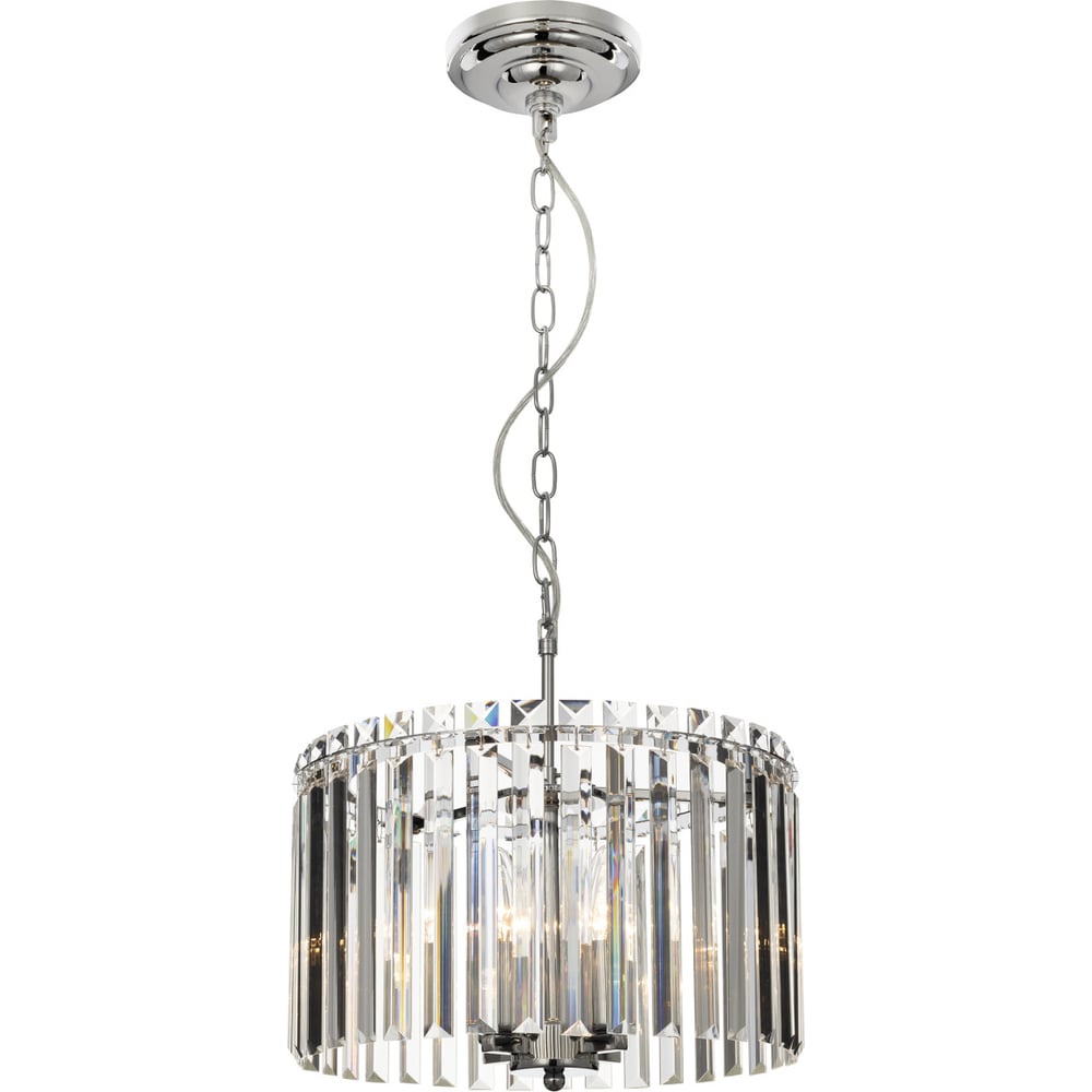 Изображение товара Подвесная люстра Citilux Джейн хрустальная с хромом 4 лампы диаметр 40 см