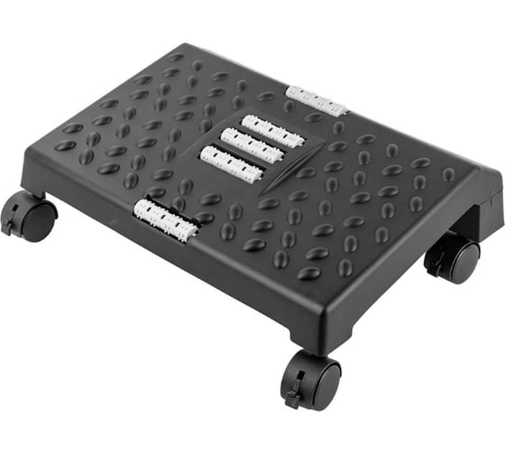 Изображение товара Подставка для ног WMC TOOLS с массажными роликами на колесиках 12.5x25x38 см WMC-PLM2(57856)