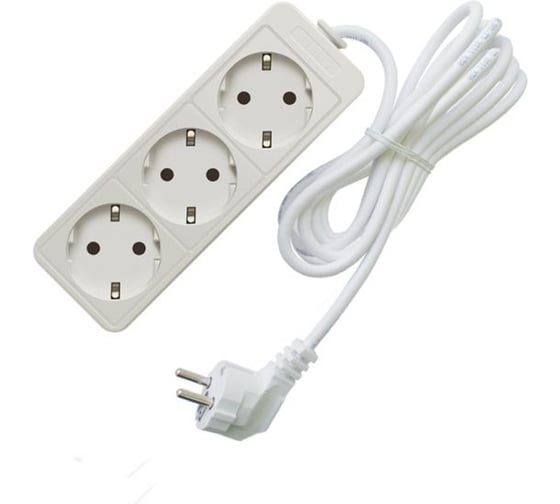 Изображение товара Бытовой удлинитель СОЮЗ ТМ, 2200Вт, с/з, 3гн., ПВС, 10м 481S-9310