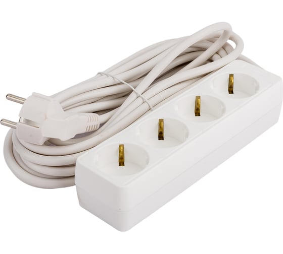 Изображение товара Бытовой удлинитель СОЮЗ ТМ, 3500Вт, с/з, 4гн., ПВС, 7м 481S-6407