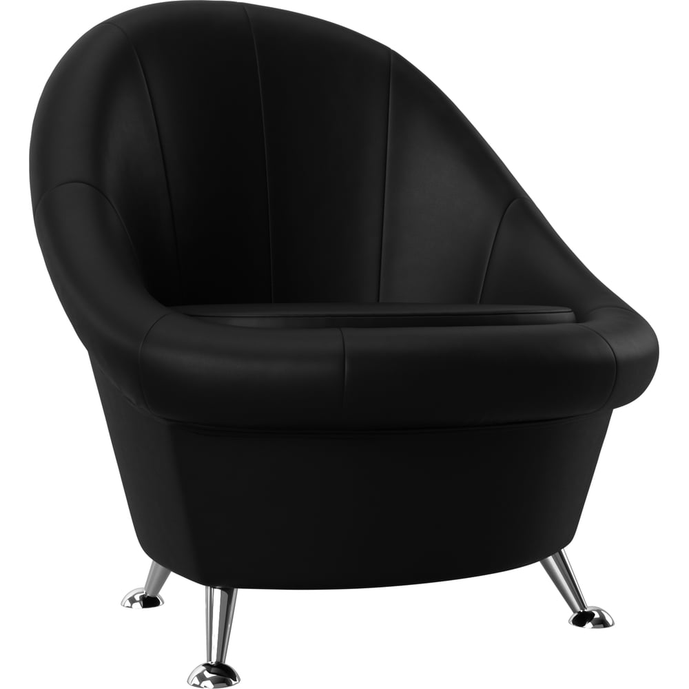 Изображение товара Банкетка Лига диванов из экокожи черная современная модель 28243