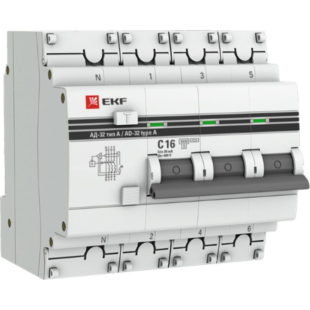 Дифференциальный автомат EKF - SQDA32-16-30-4P-a-pro