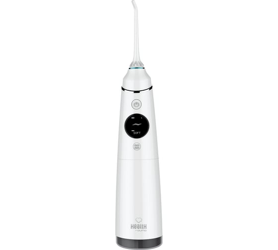 Изображение товара Портативный ирригатор полости рта QUMO Health Portable Irrigator P3 QHI-3 , белый, 260 мл., макс 890 кПа, Li-ion 1400 мА-ч 30553