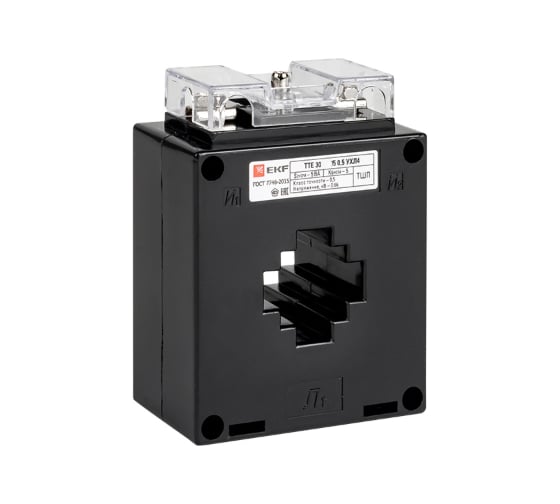 Изображение товара Трансформатор тока EKF PROxima ТТЕ-30-250/5А, класс точности 0,5 SQ tte-30-250