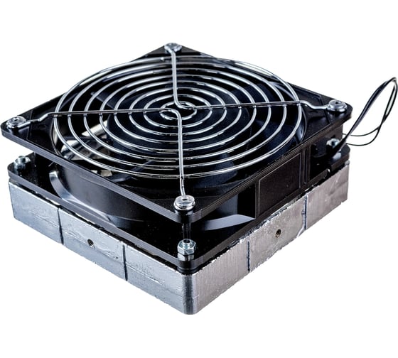 Изображение товара Обогреватель на DIN-рейку с вентилятором EKF PROxima Quadro 200Вт, 230В, IP20 heater-vent-q-200-20