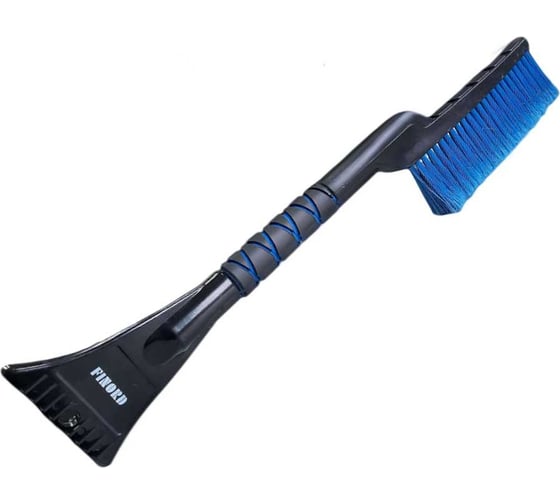 Изображение товара Щётка для уборки снега FINORD прочная конструкция, удобная, со встроенным скребком сзади 57см FN-8037
