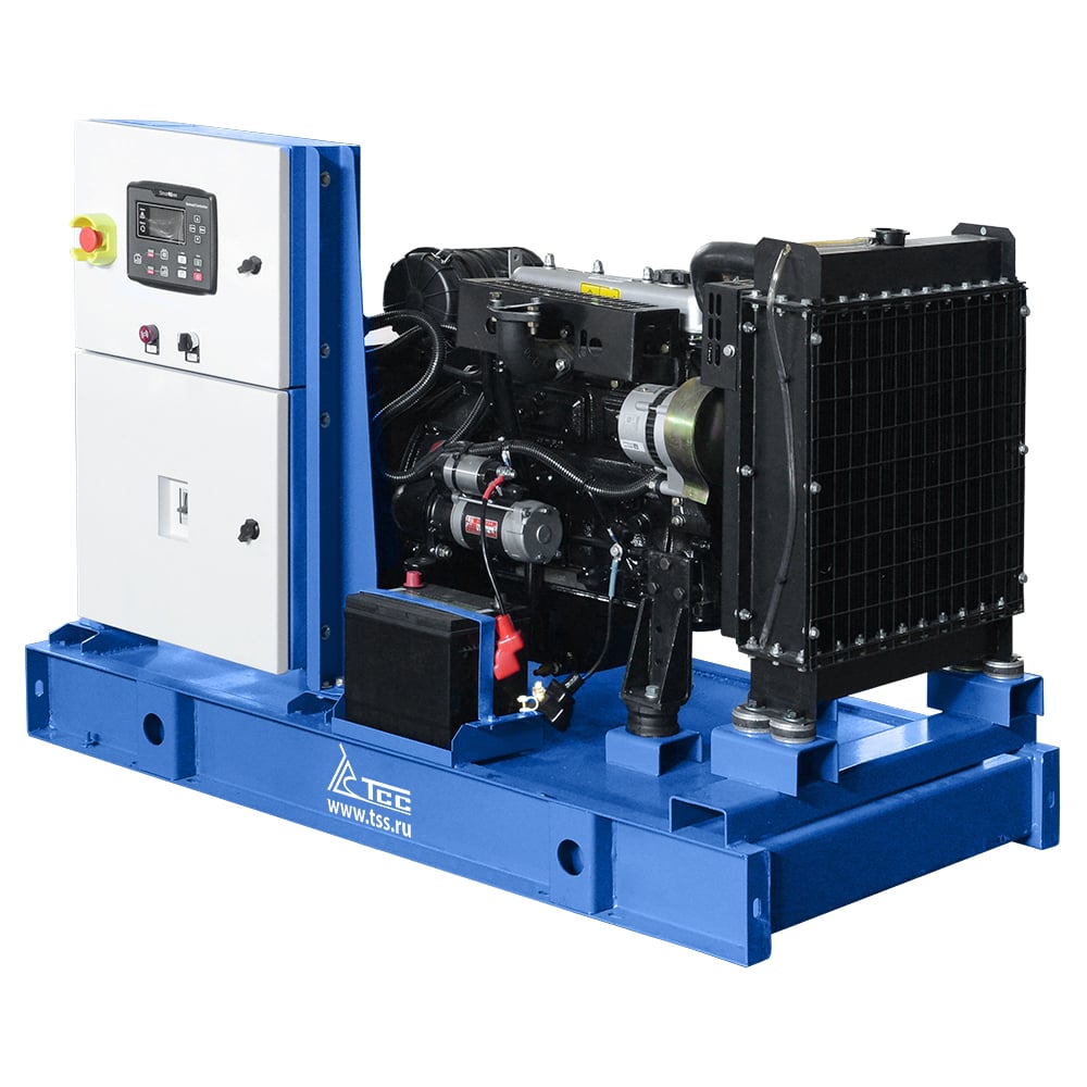 Изображение товара Дизельный генератор ТСС АД-8С-230-1РМ5 TYd 9TS2 мощностью 8кВт, стационарный, профессиональный