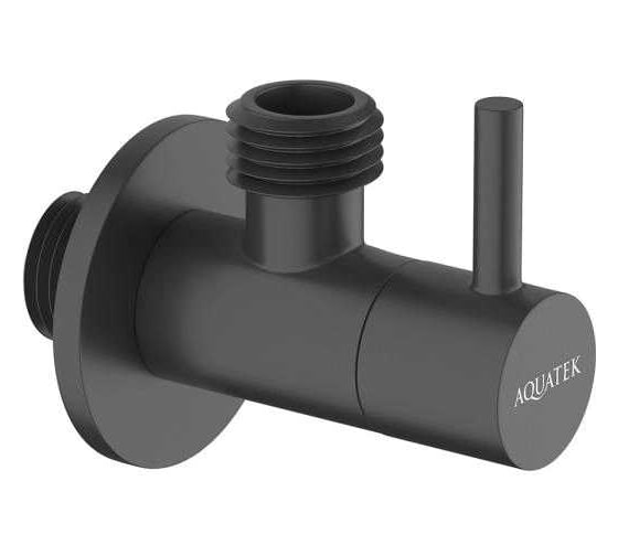 Изображение товара Угловой переходник Aquatek матовый черный AQ2452MB 00000135494
