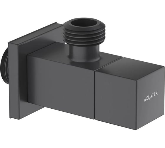 Изображение товара Угловой переходник Aquatek матовый черный AQ2453MB 00000135496