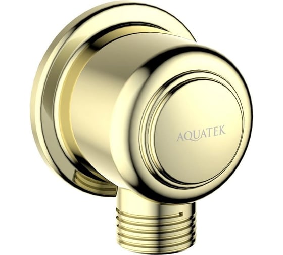 Изображение товара Шланговое подсоединение Aquatek КЛАССИК полированное золото AQ2461PG 00000135429
