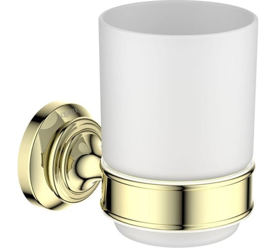 Изображение товара Стакан с держателем Aquatek КЛАССИК полированное золото AQ4504PG 00000135645