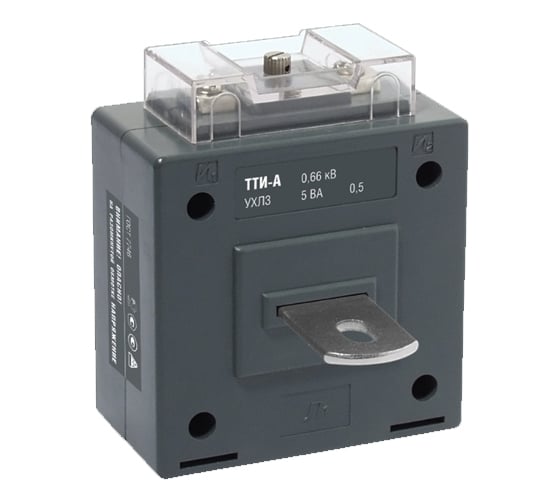 Изображение товара Трансформатор тока IEK ТТИ-А 60/5 класс 0.5, 5ВА ITT10-2-05-0060