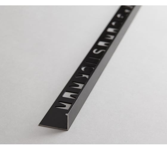 Изображение товара Профиль окантовочный Волшебная палочка MSPK 01-12.2700.15B 12мм 2,7м Чёрный браш УТ000075856