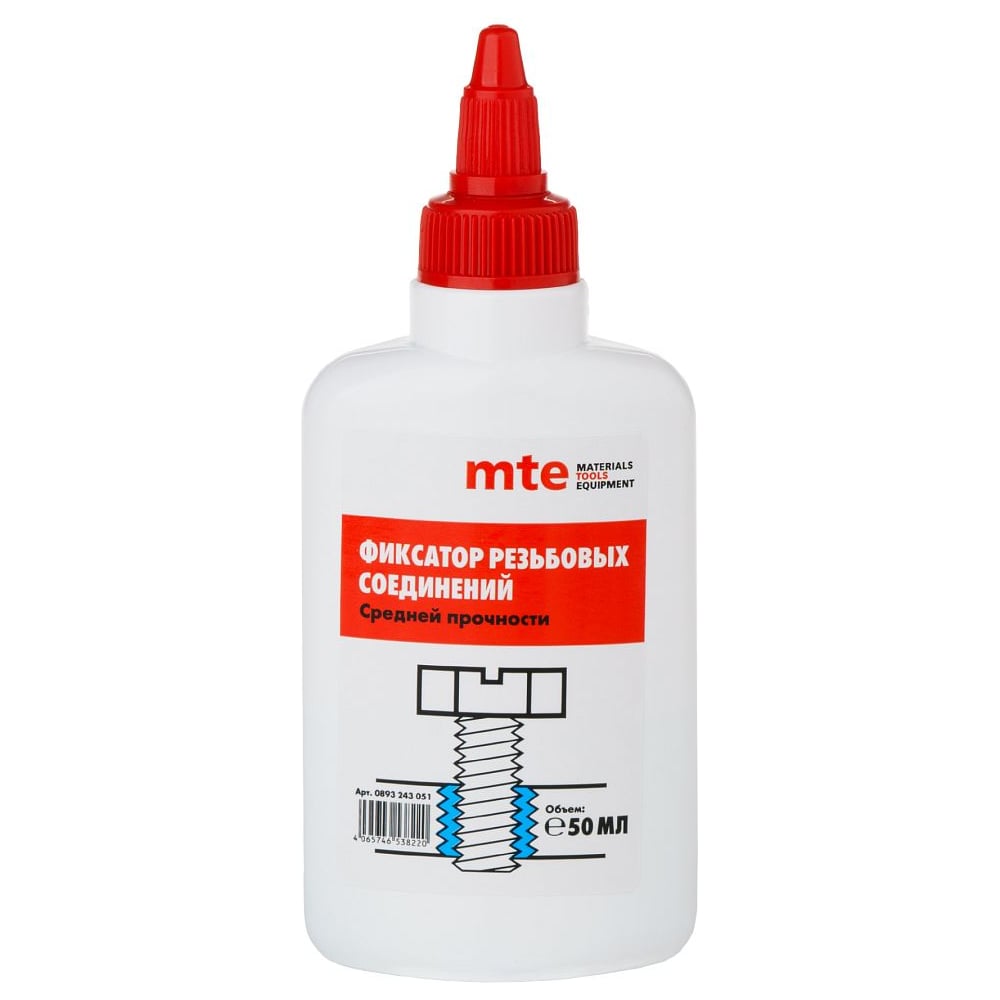 Изображение товара Фиксатор резьбы MTE 243 средней прочности 50 мл