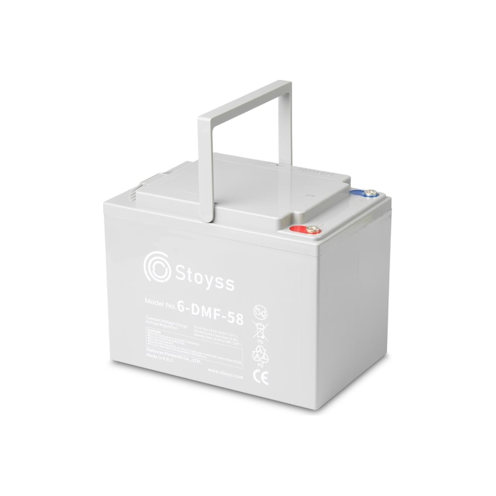 Изображение товара Аккумуляторная батарея STOYSS AGM 78 Ah (C20) 6-DMF-58 для лодочных моторов и погрузчиков