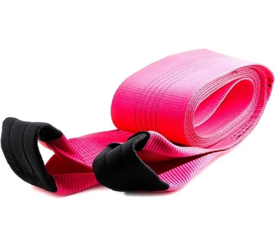 Изображение товара Трос буксировочный для автомобиля Рострос Премиум TopAuto 32 т 2 петли, 5м, 150 мм, термоупаковка, 18032