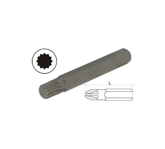 Изображение товара 12-лучевой бит AIST М6 10 мм 1327506M 00-00003994