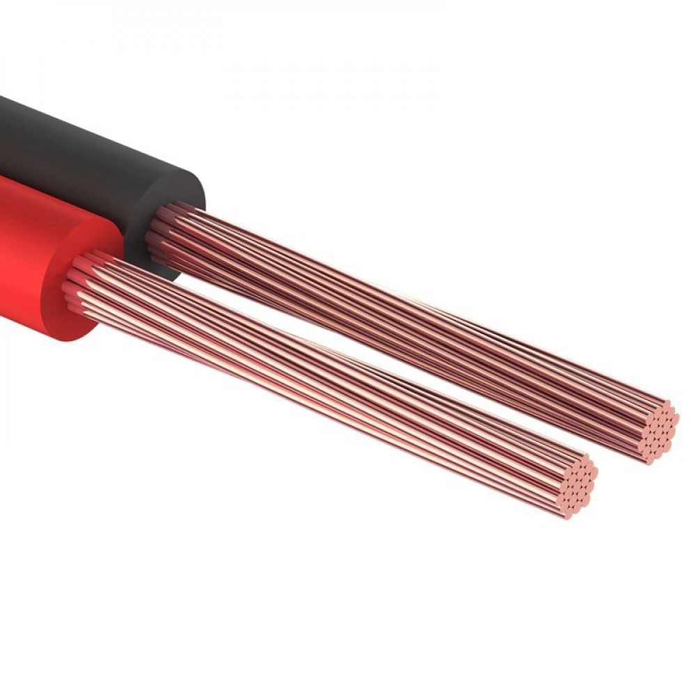 Акустический кабель rexant 2х1, 50 кв.мм красно-черный м. бухта 10 м 01-6106-3-10  - купить со скидкой