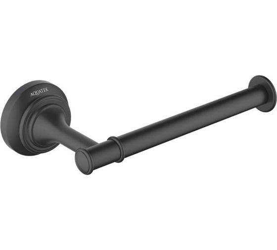 Изображение товара Бумагодержатель Aquatek КЛАССИК матовый черный AQ4508MB 00000135655