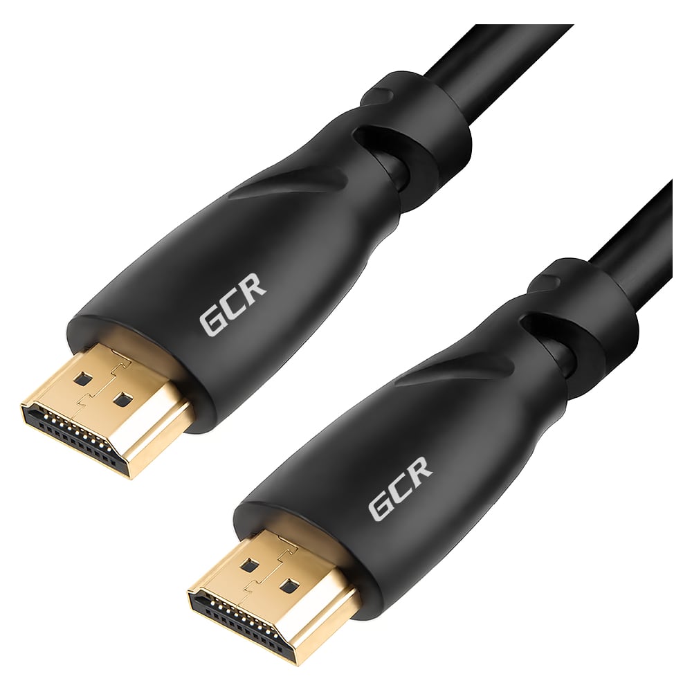 фото Кабель gcr hdmi, 1.5m, для подключения пк, тв, монитора, игровых и тв приставок hm310-1.5m