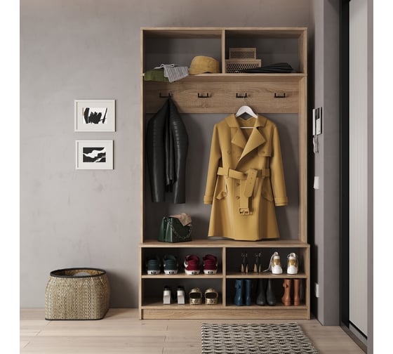 Изображение товара Прихожая СОКОЛ ВШ-9 дуб сонома 00-00014599