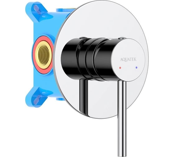 Изображение товара Смеситель для душа Aquatek ЕВРОПА внешняя и скрытая часть AQ1366CR 00000135202