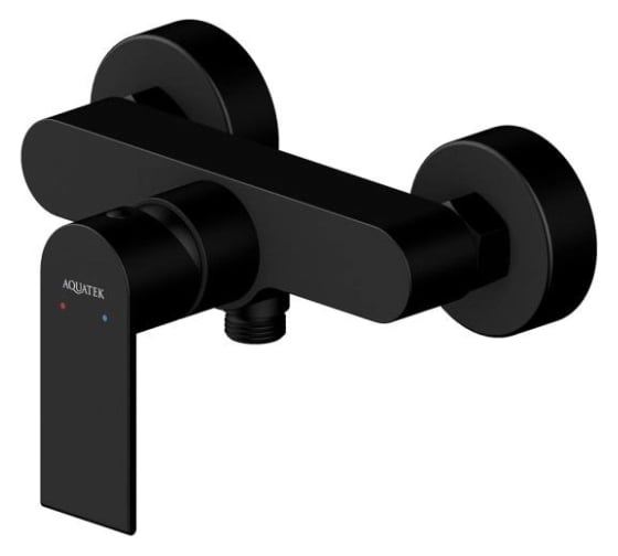 Изображение товара Смеситель для душа Aquatek ЛИРА матовый черный AQ1460MB 00000135235