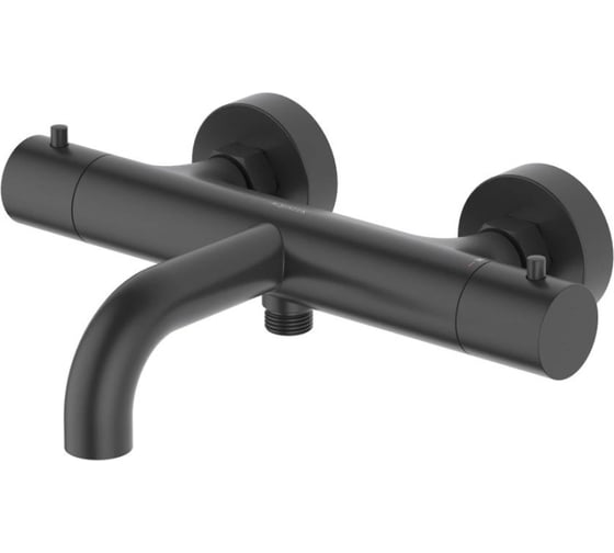 Изображение товара Термостатический смеситель для ванны Aquatek ЕВРОПА матовый черный AQ1343MB 00000135177