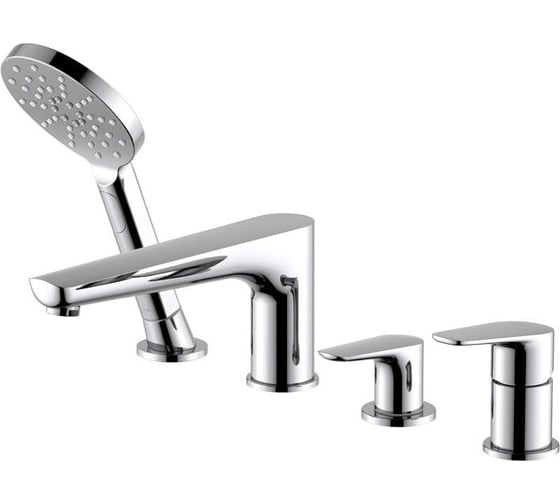 Изображение товара Смеситель на борт ванны Aquatek БЕТТА на 4 отверстия AQ1148CR 00000135112