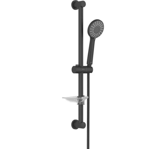 Изображение товара Душевой гарнитур Aquatek БЕТТА 3jet 65 см, матовый черный AQ2013MB 00000135395