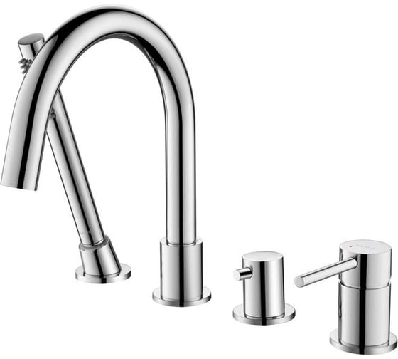 Изображение товара Смеситель на борт ванны Aquatek ЕВРОПА на 4 отверстия AQ1348CR 00000135198